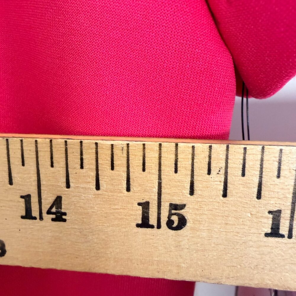 Betsey Johnson Watermelon Pink Sheath Dress Size 6 NWT Jewel Pocket - Picture 10 of 12